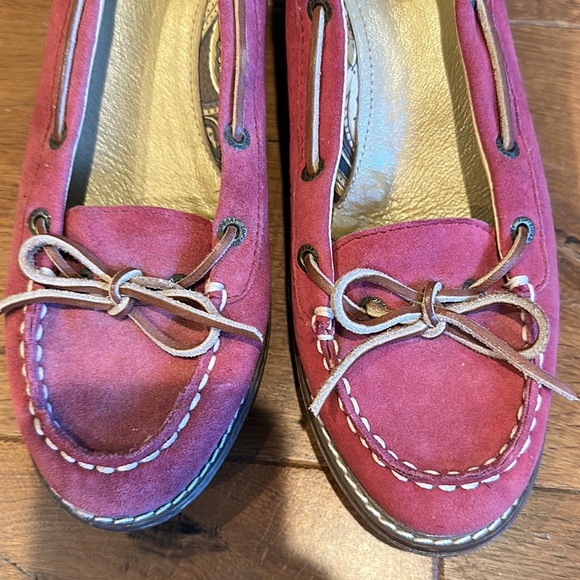 Sperry Top-Sider Suede Wedge 7M - Picture 2 of 6